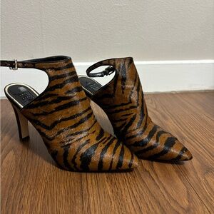 White House Black Market Tiger Stripe Heels
